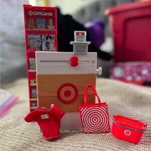 Barbie Skippers First Job at Target Play Set with Red and White Accessories